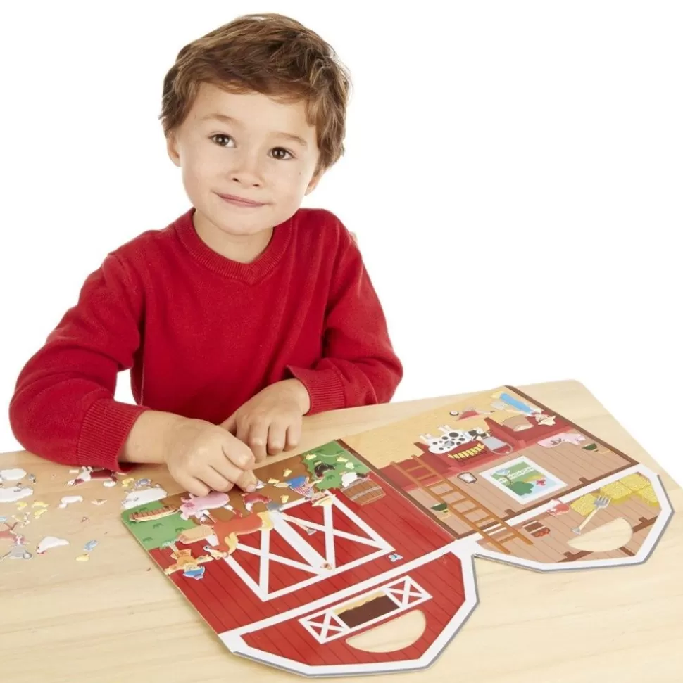 Melissa and Doug Tegne- & Malegrej<Aktivitetsbog Med Klistermaerker - Bondegarden