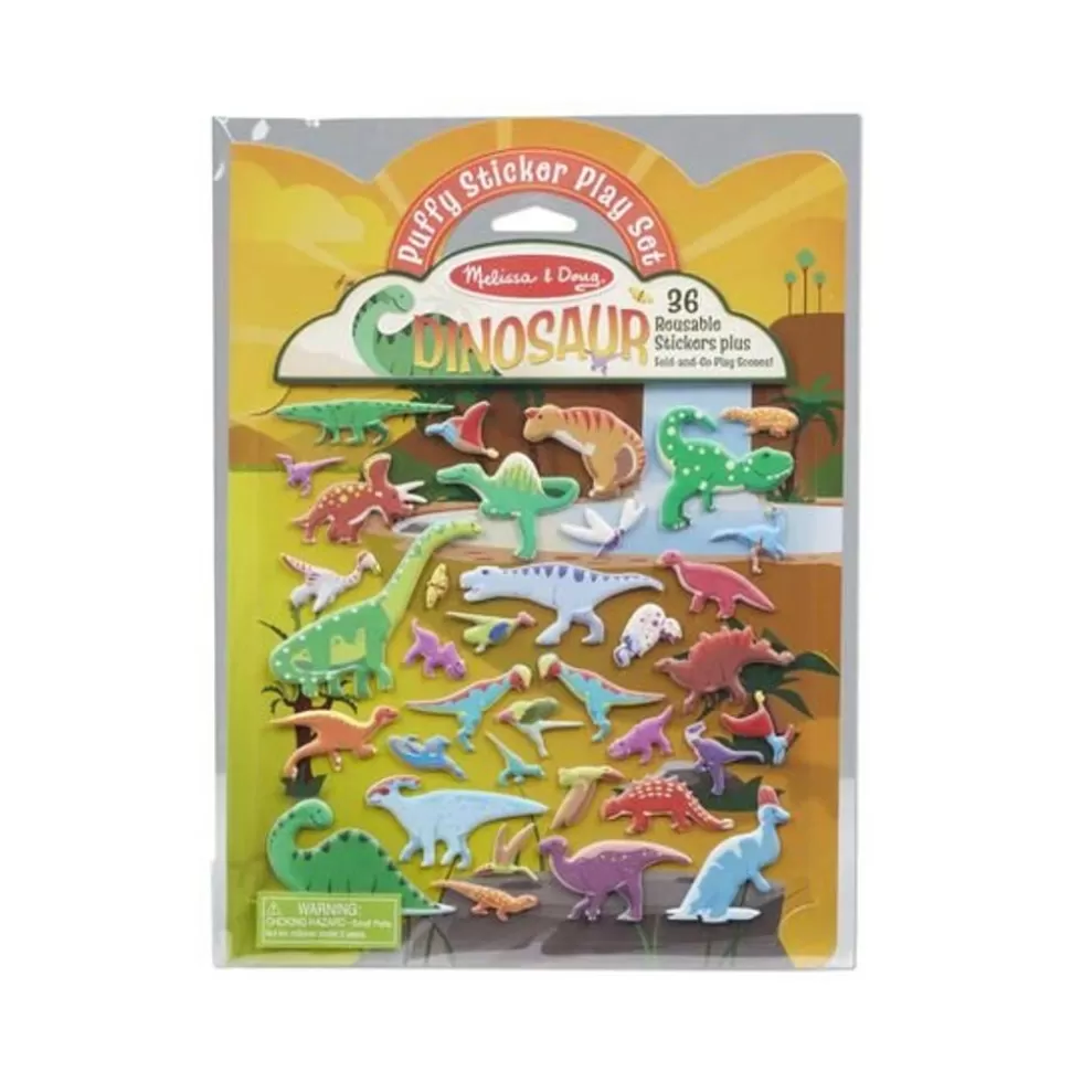 Melissa and Doug Tegne- & Malegrej<Aktivitetsbog Med Klistermaerker - Dinosaurer