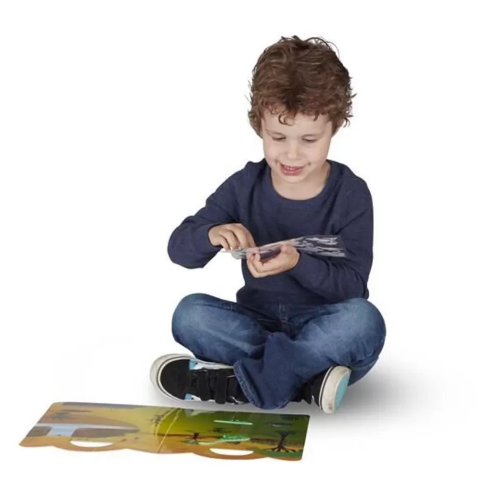 Melissa and Doug Tegne- & Malegrej<Aktivitetsbog Med Klistermaerker - Dinosaurer