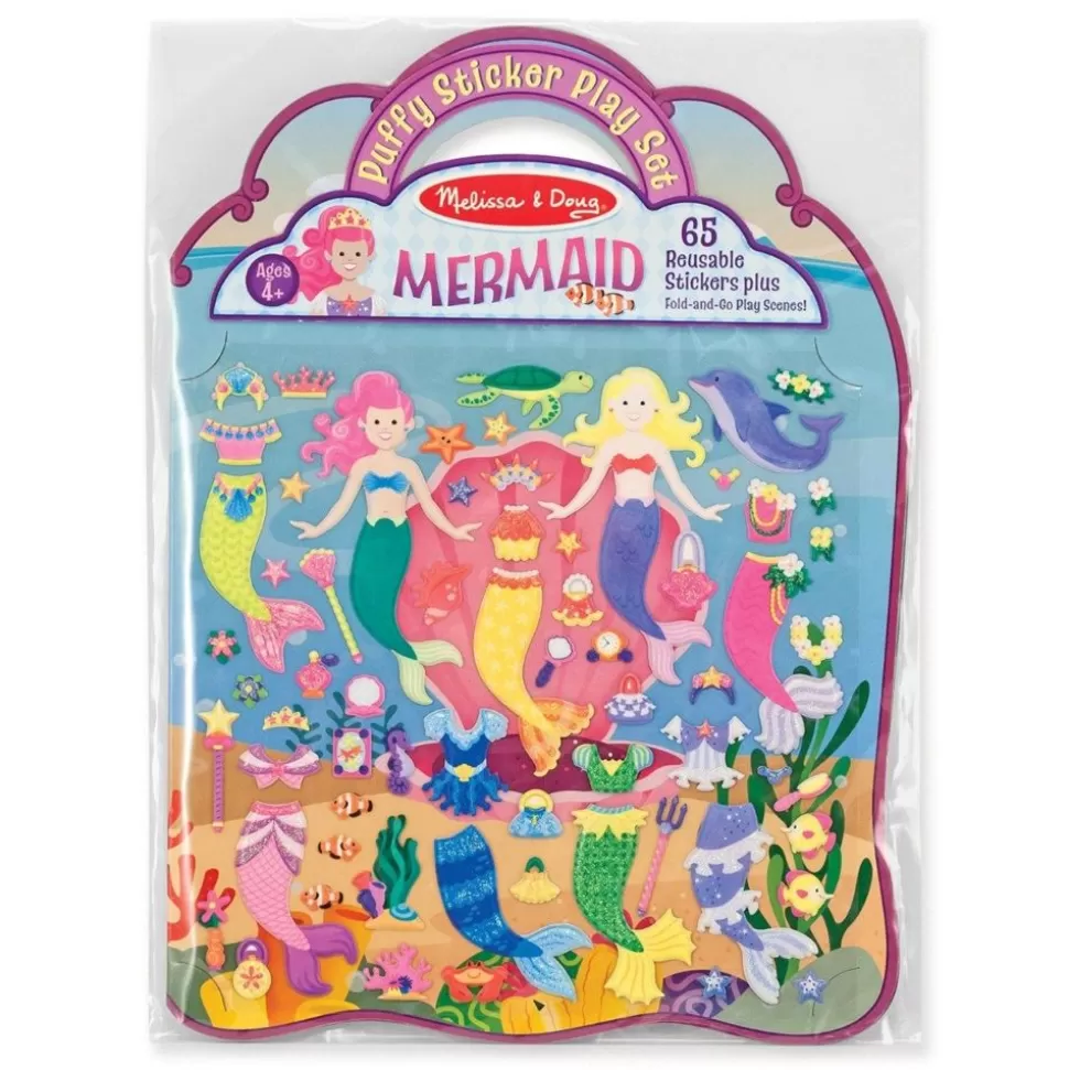 Melissa and Doug Tegne- & Malegrej<Aktivitetsbog Med Klistermaerker - Havfruer