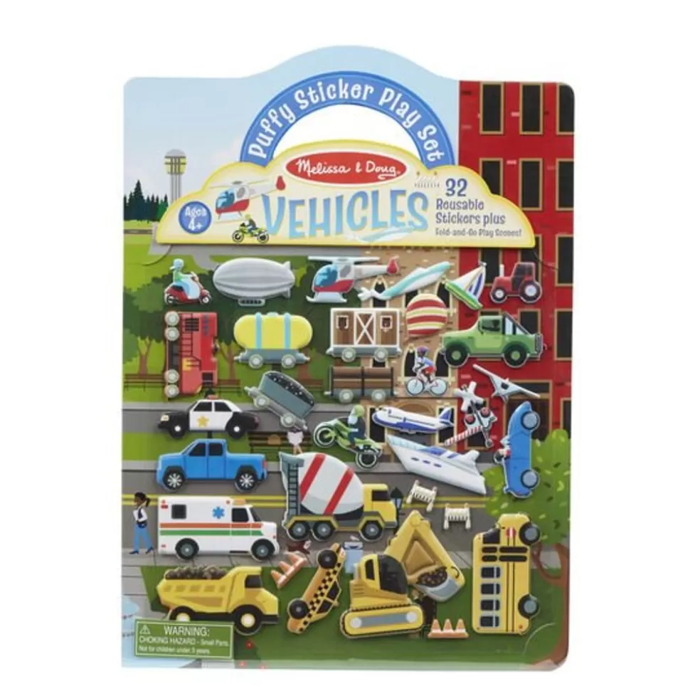 Melissa and Doug Tegne- & Malegrej<Aktivitetsbog Med Klistermaerker - Transportmidler