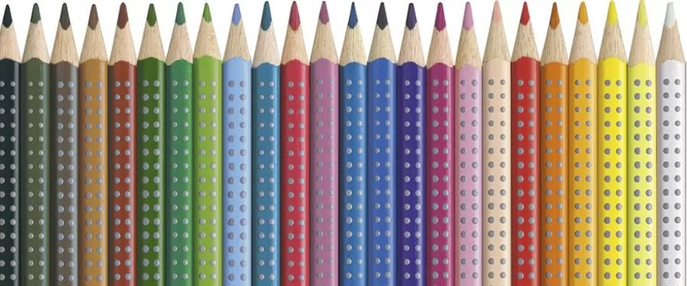Faber-Castell Tegne- & Malegrej<Farveblyanter Grip 24 Stk