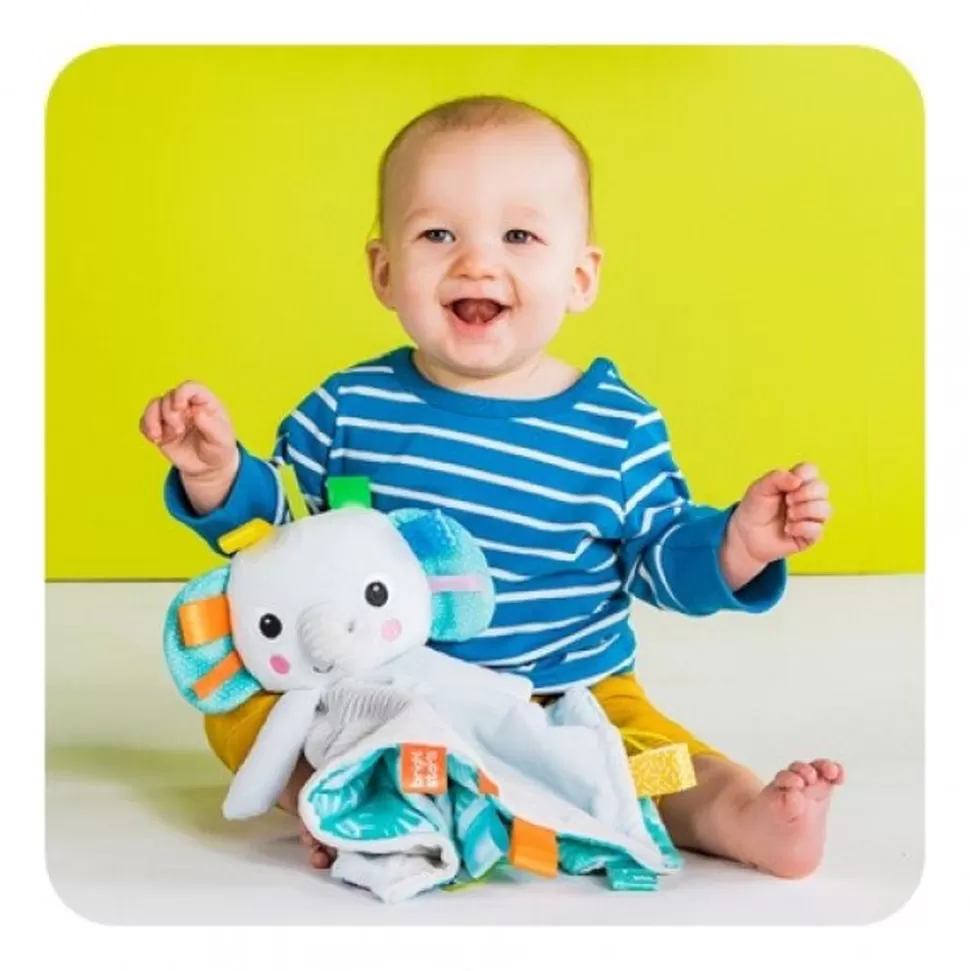 Bright Starts Bamser<Nusseklud Med Taggies - Elefant
